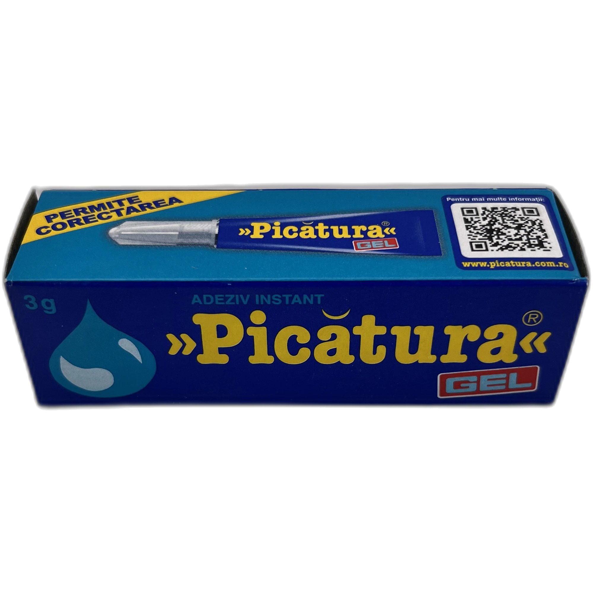 Adeziv instant Picătura GEL, 3 g