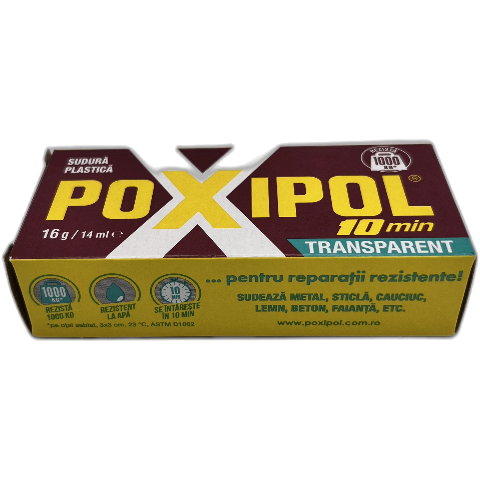 Adeziv Poxipol Transparent, 16 g / 14 ml