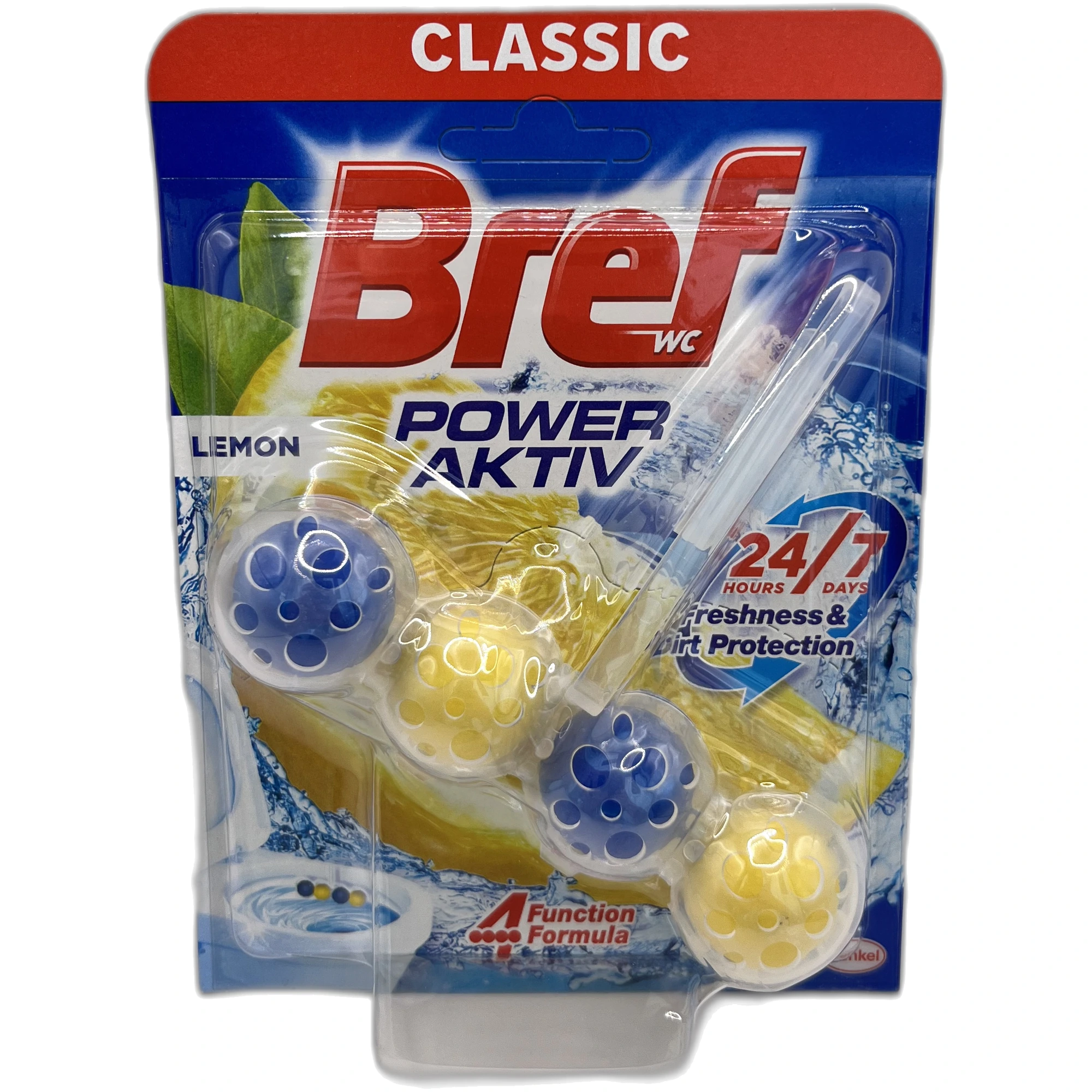 Odorizant WC Bref Power Aktiv Lemon, 50 g