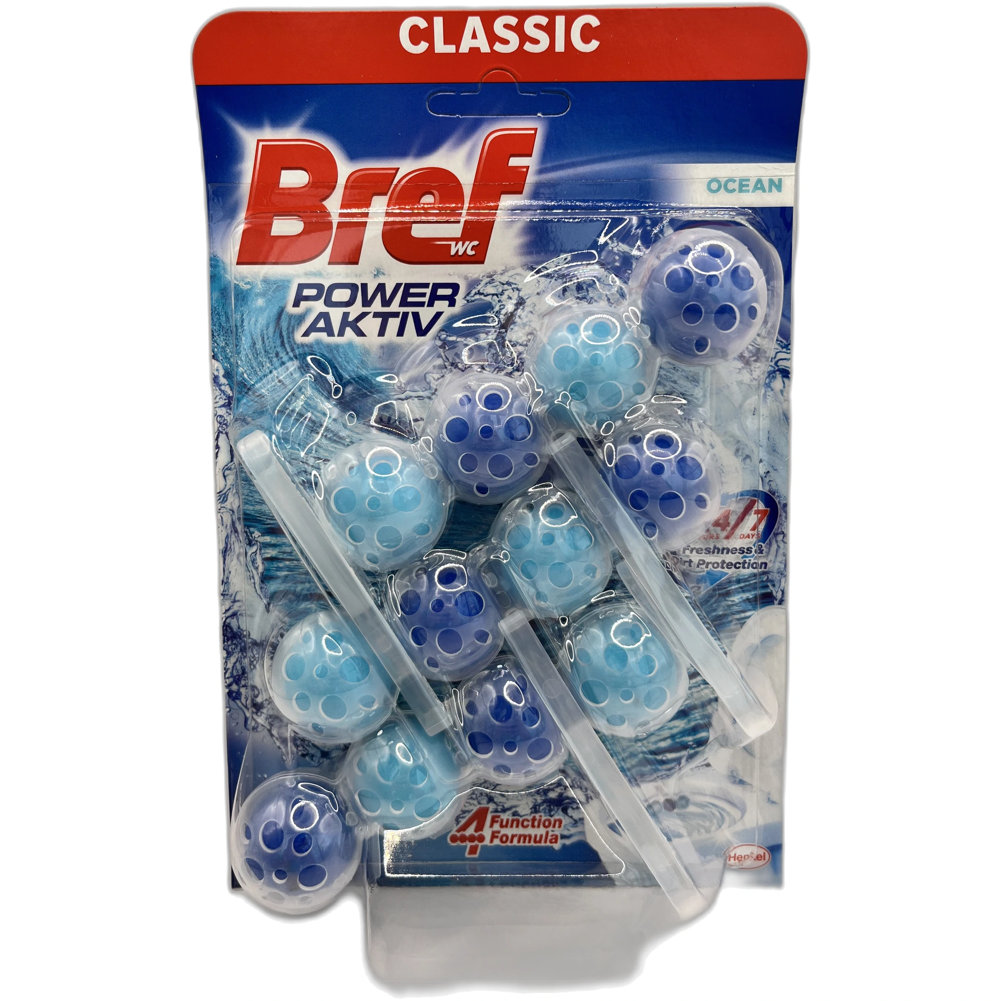 Odorizant WC Bref Power Aktiv Ocean Trio, 3x50 g