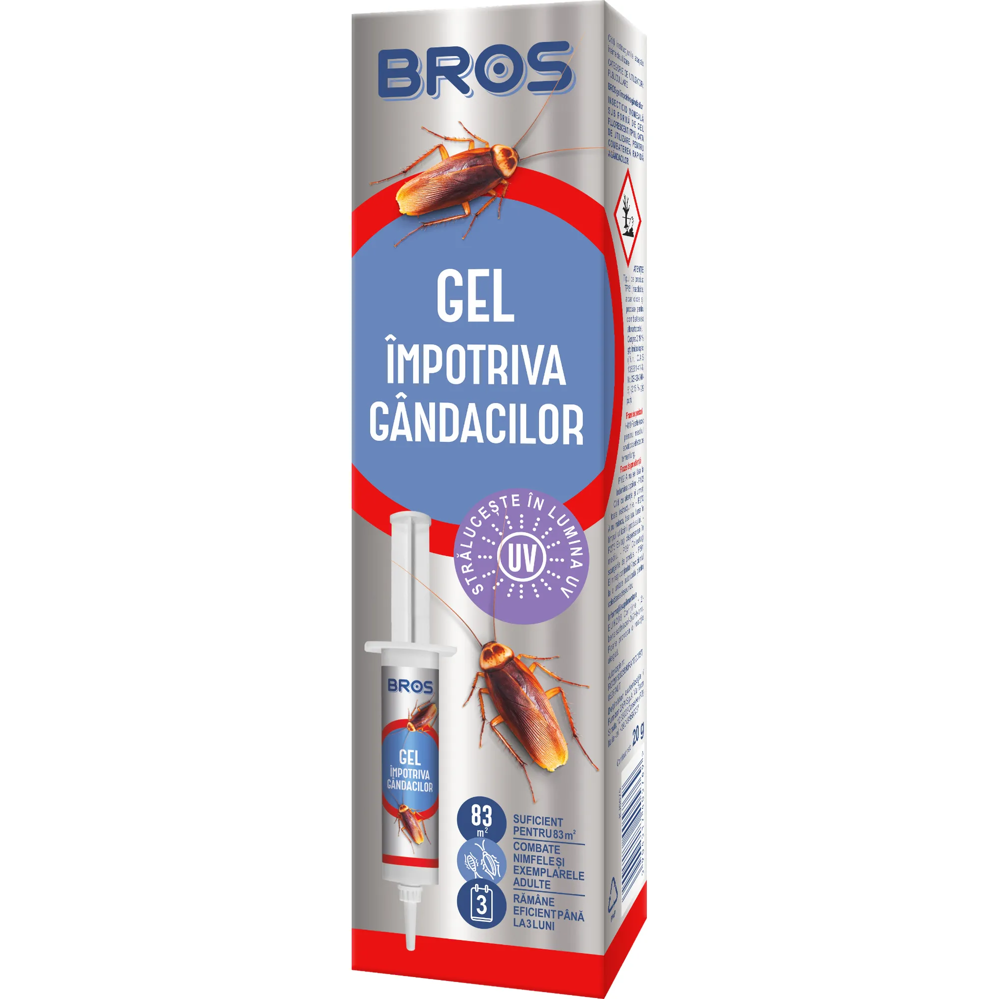 BROS Gel împotriva gândacilor 20g