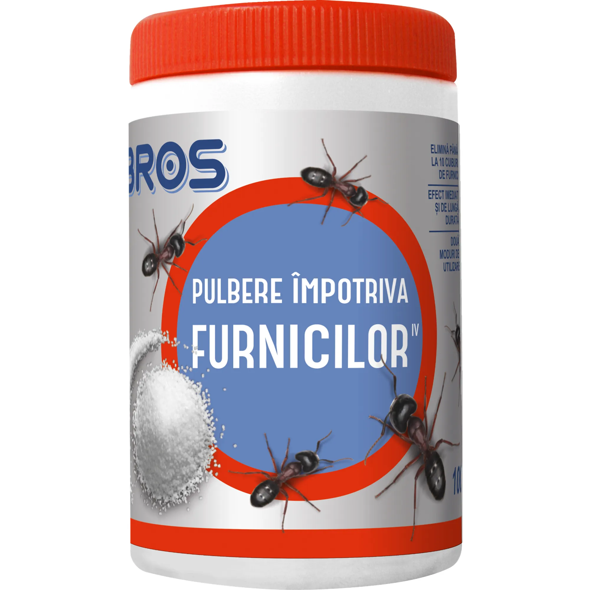 BROS Pulbere împotriva furnicilor, 100 g