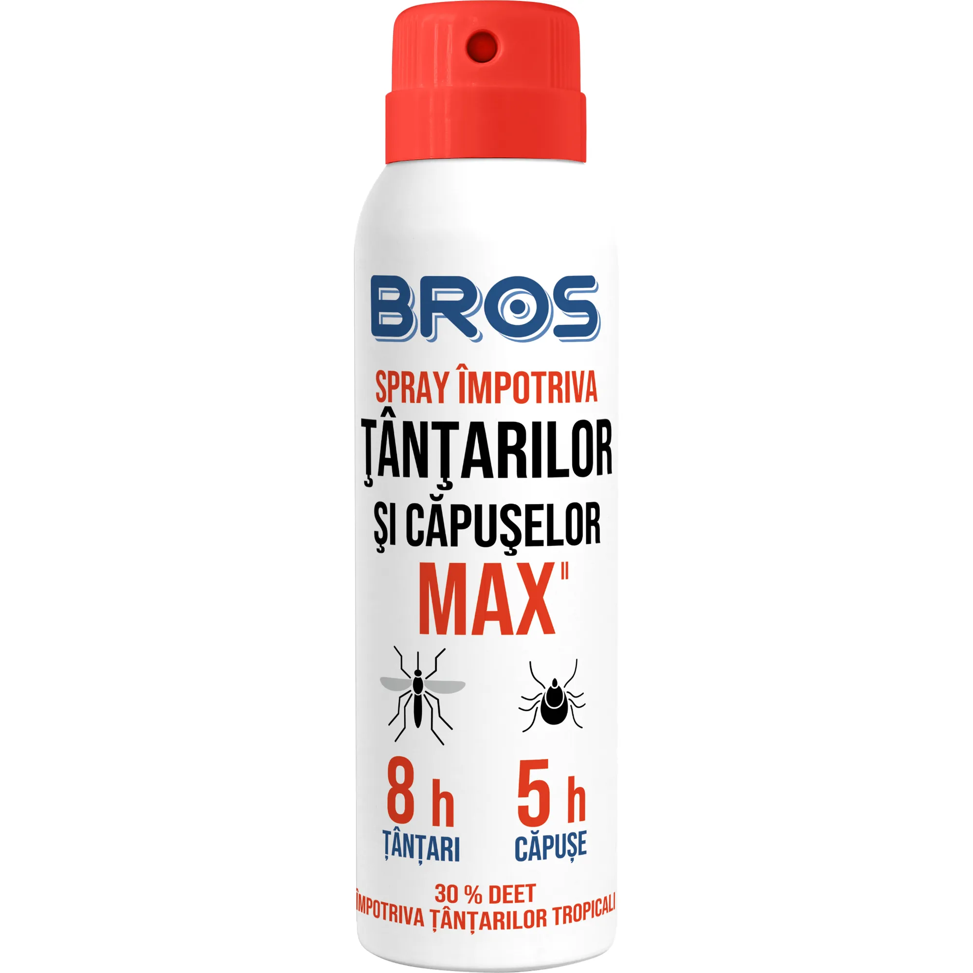 BROS Spray împotriva țânțarilor și căpușelor MAX, 90 ml