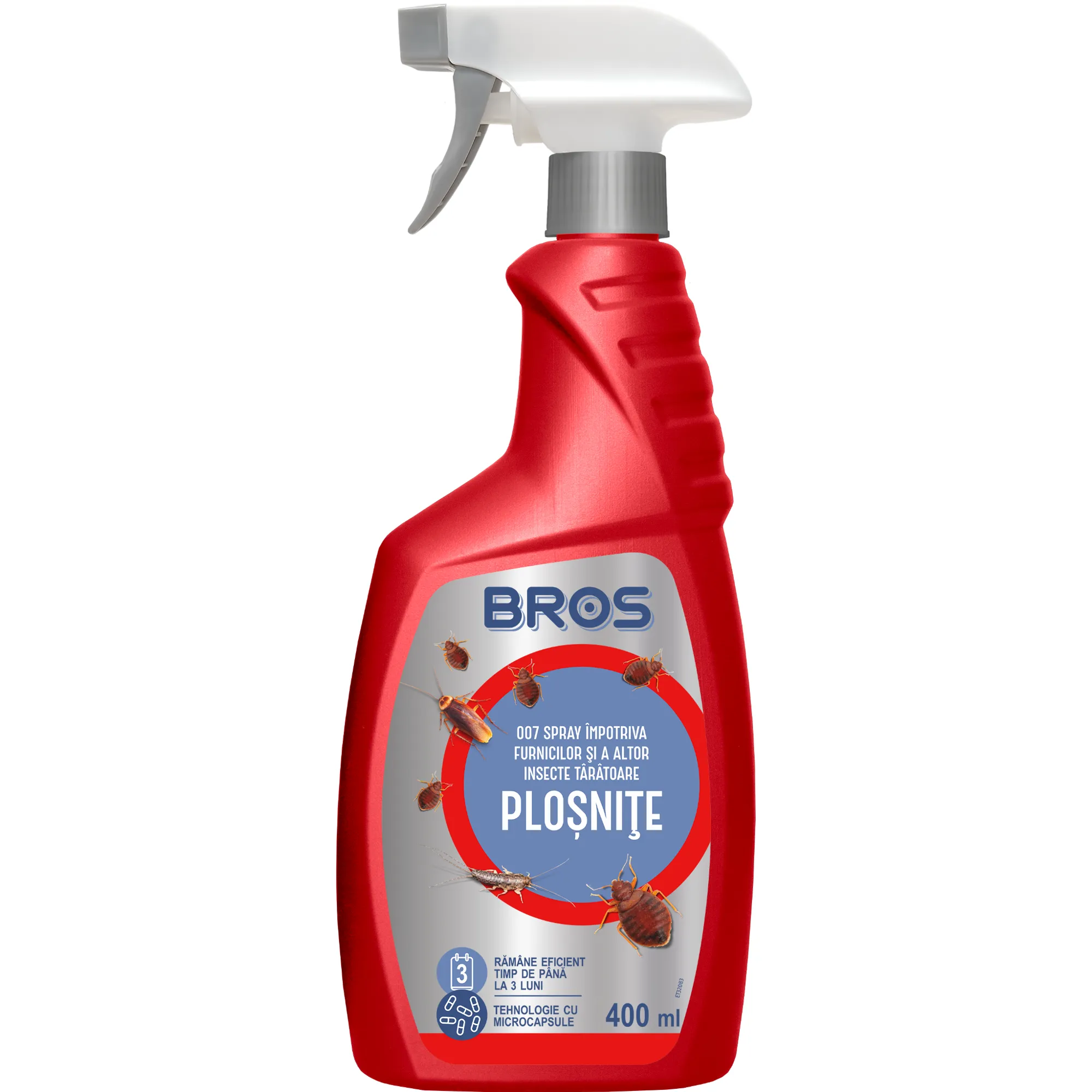 BROS Spray împotriva ploșnițelor și insectelor târâtoare, 400 ml