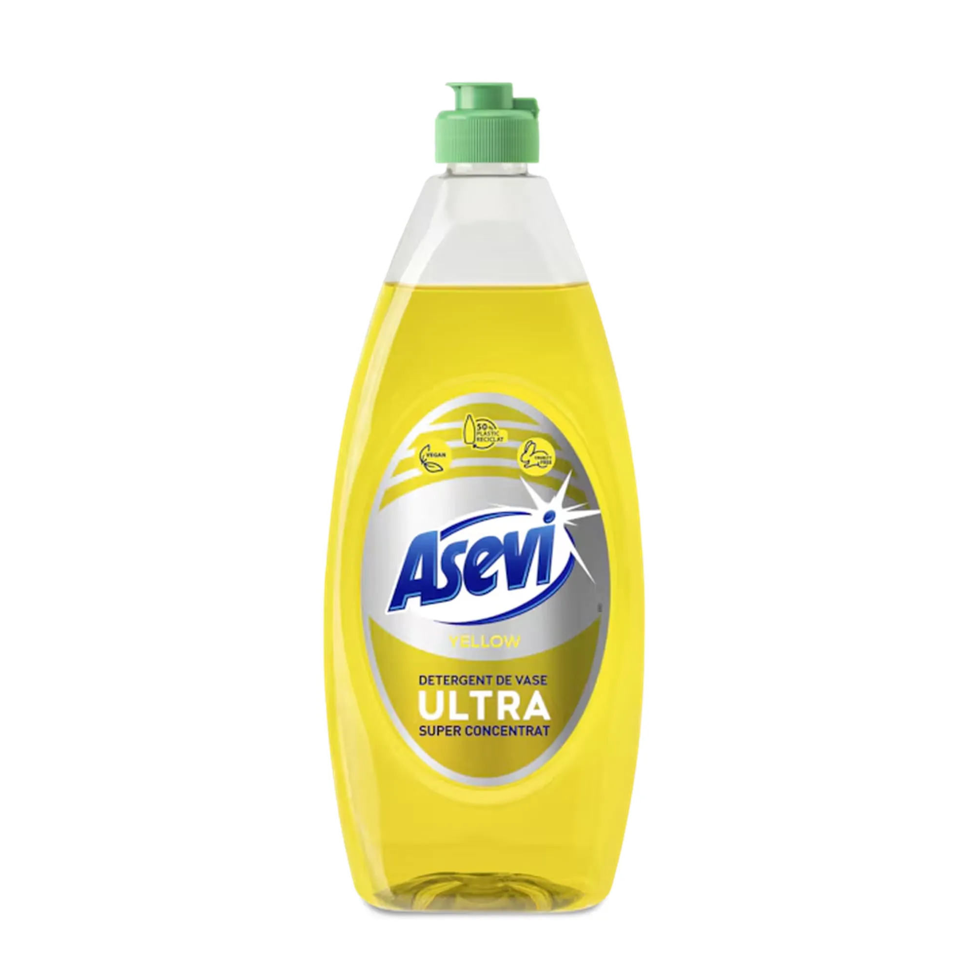 Detergent de vase Asevi Ultra, Yellow, 650ml