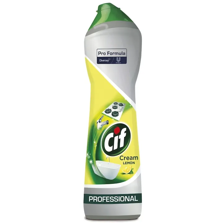 Cremă de curățat Cif Professional Lămâie, 750 ml