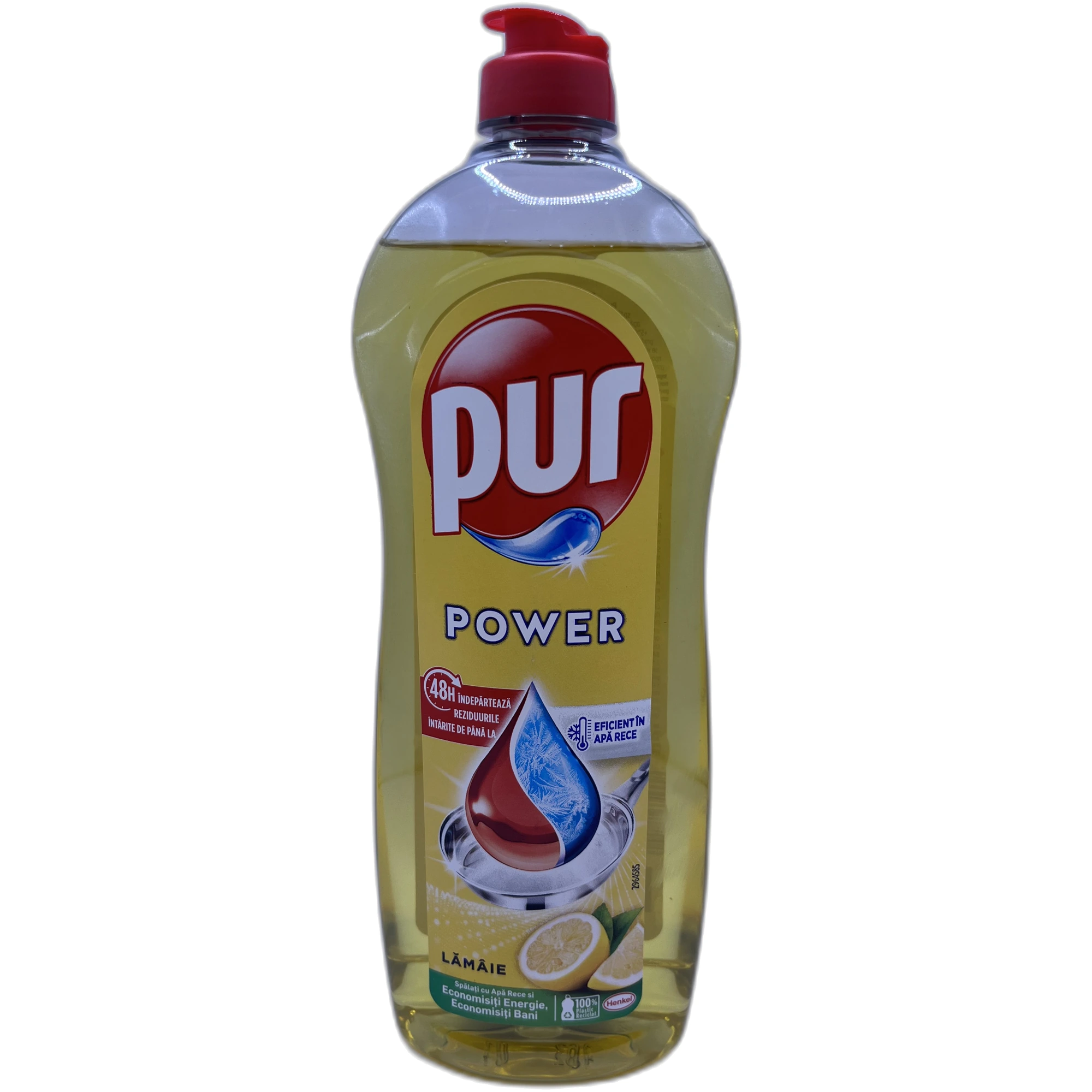 Detergent vase lichid Pur Power, Lămâie, 750 ml