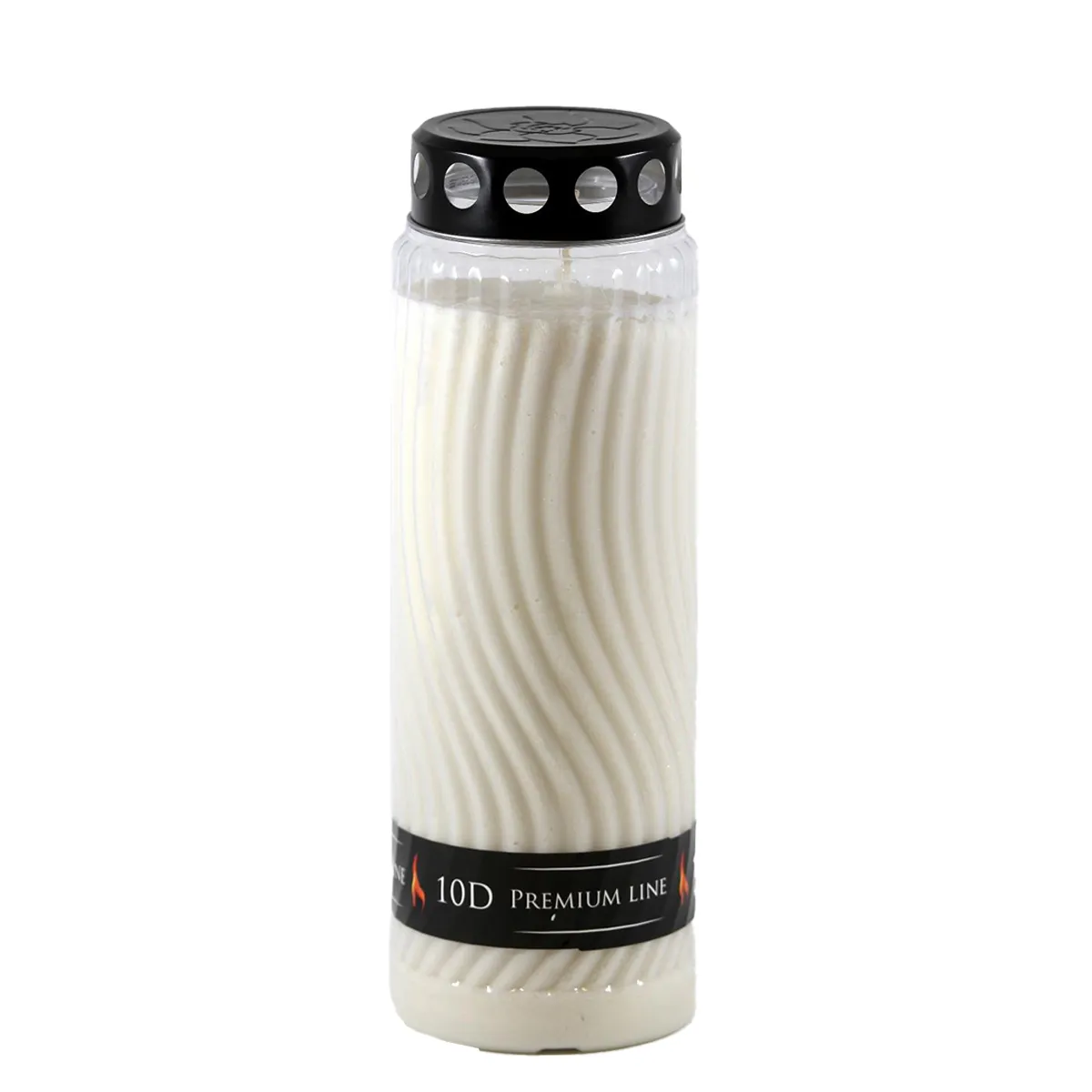 Candelă Premium albă din plastic SVS-WEL 10 zile