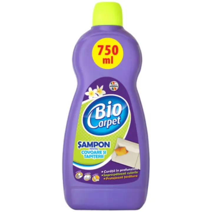 Șampon pentru covoare și tapițerii Biocarpet, 750 ml
