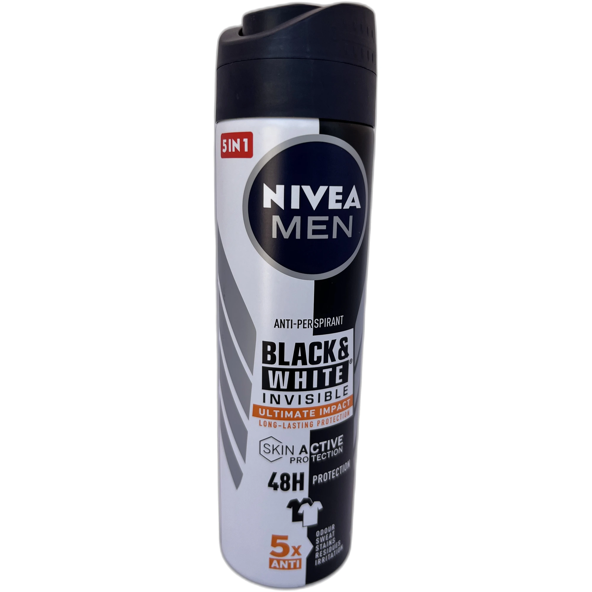 NIVEA Men Black & White Invisible Ultimate Impact – Antiperspirant spray 150 ml