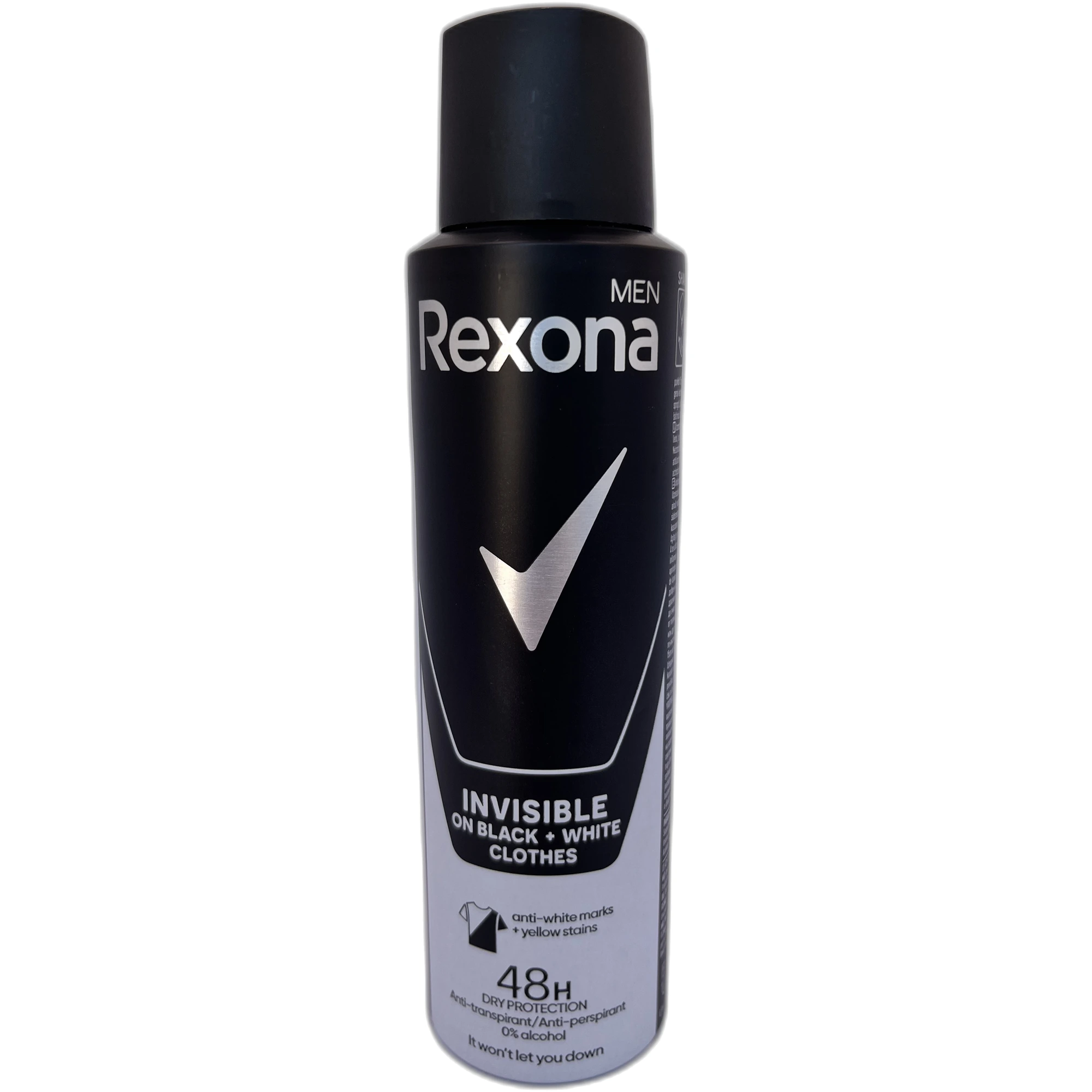 Rexona Men Invisible on Black & White Clothes – Antiperspirant spray 150 ml