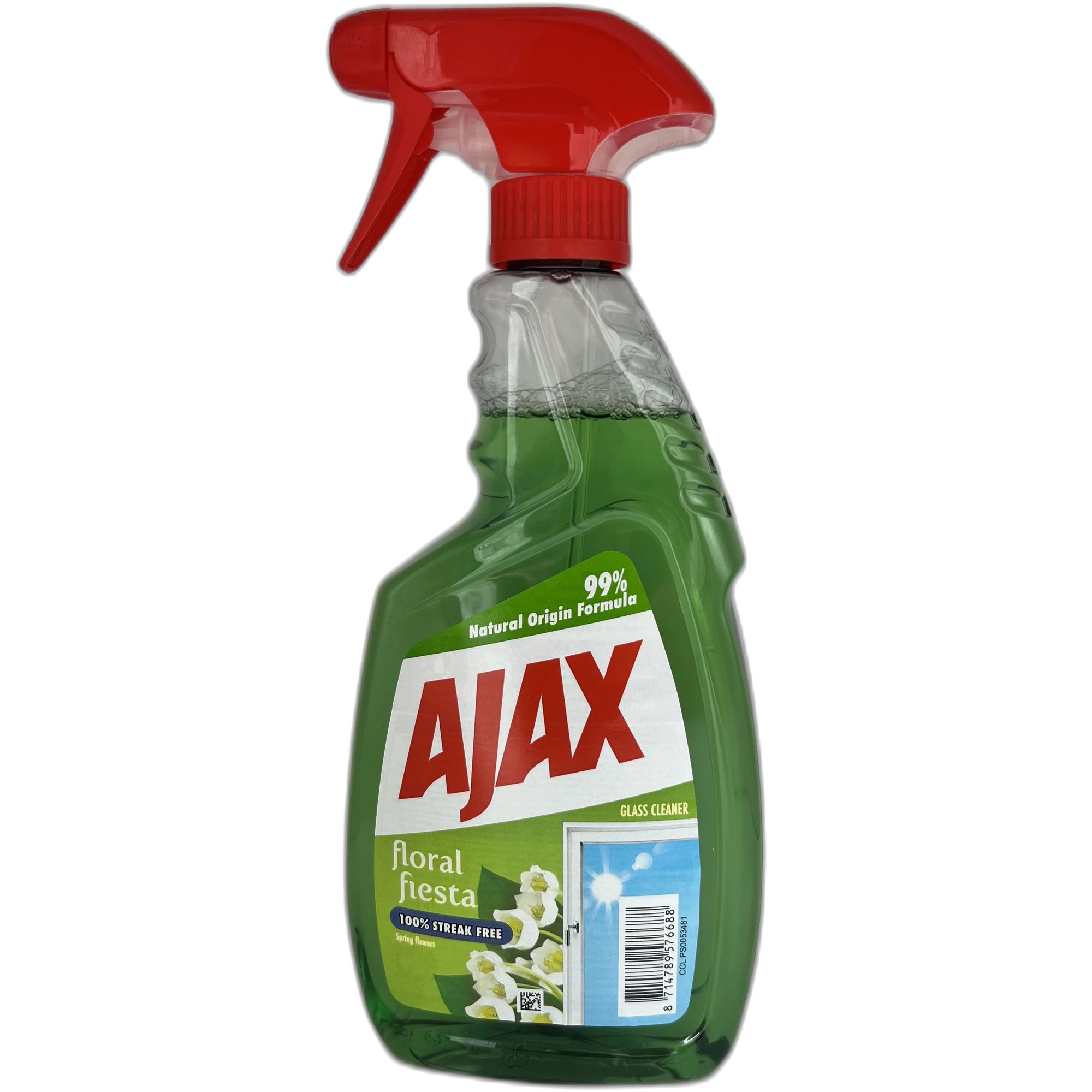 Soluție pentru curățat geamuri Ajax Floral Fiesta, 500 ml