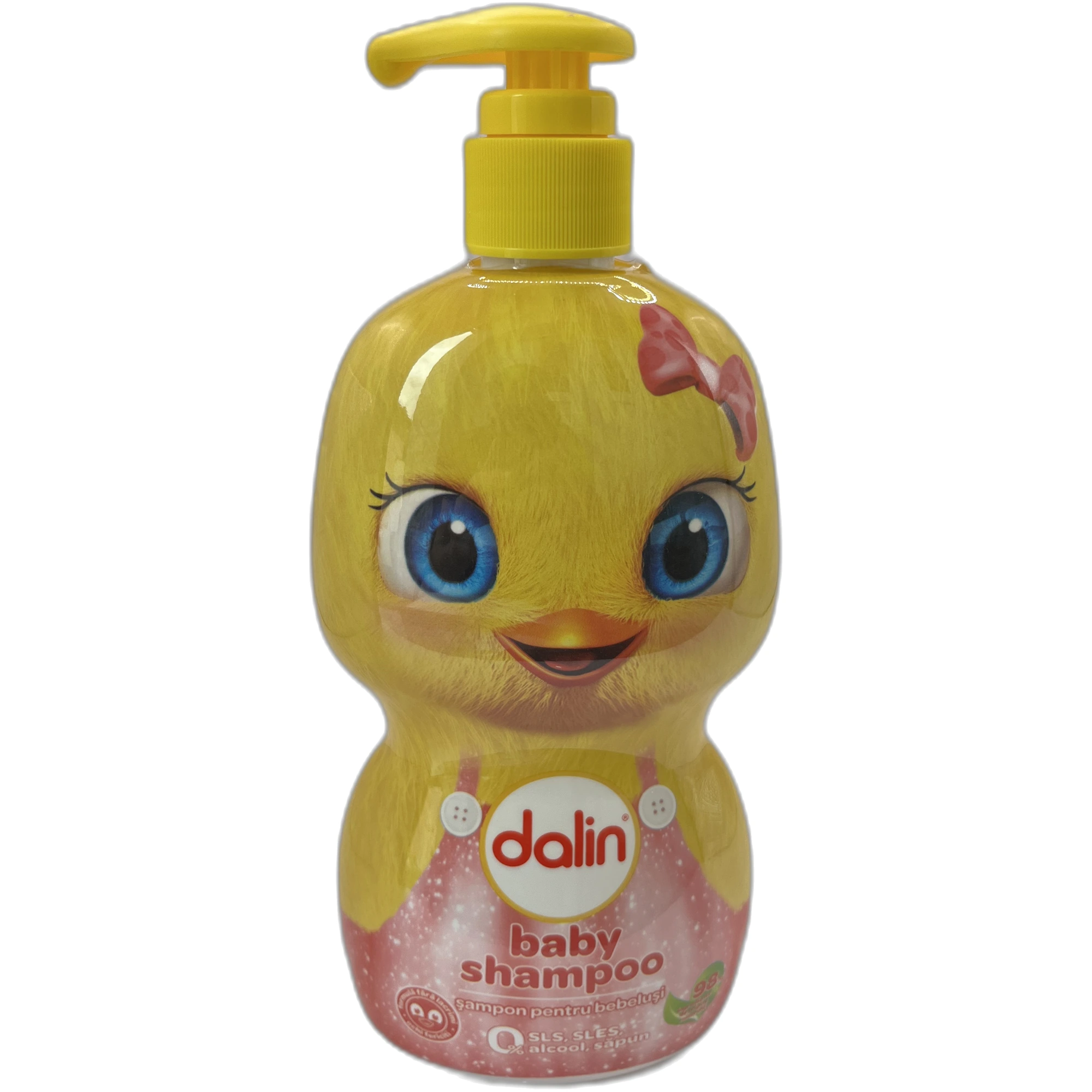 Dalin Baby Shampoo 650 ml – Șampon pentru bebeluși (ediție puișor roz)