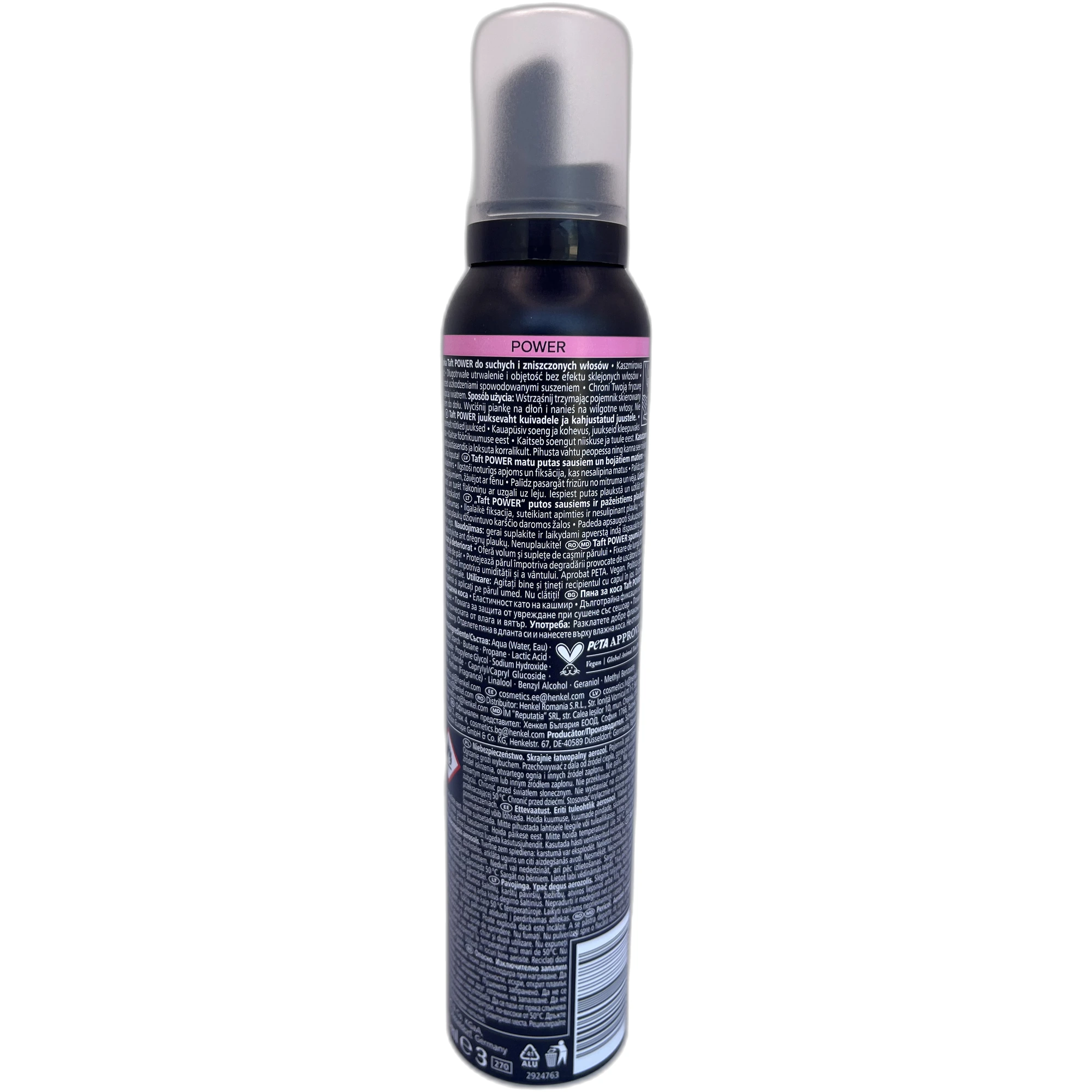 Spumă de păr Schwarzkopf Taft Power Mousse 5 – 200 ml