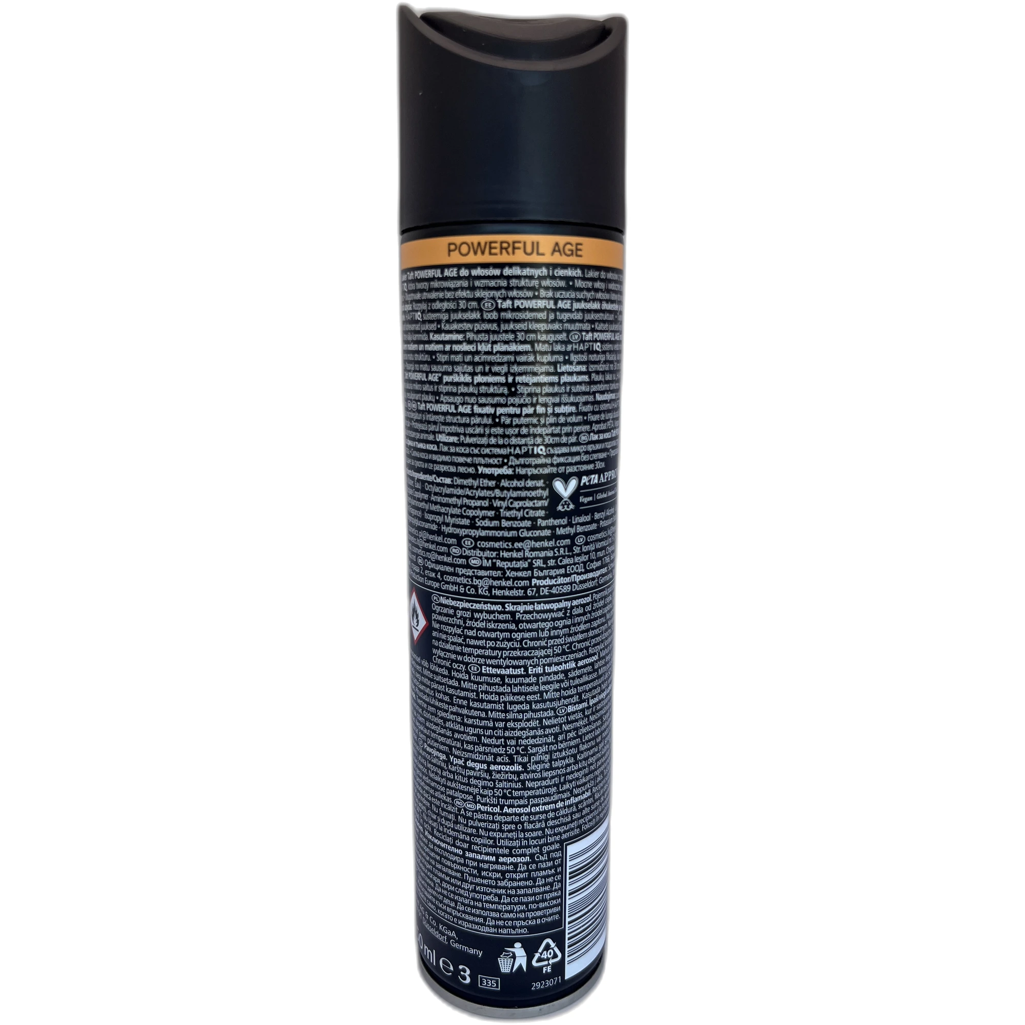 Fixativ Schwarzkopf Taft Powerful Age 5 – 250 ml