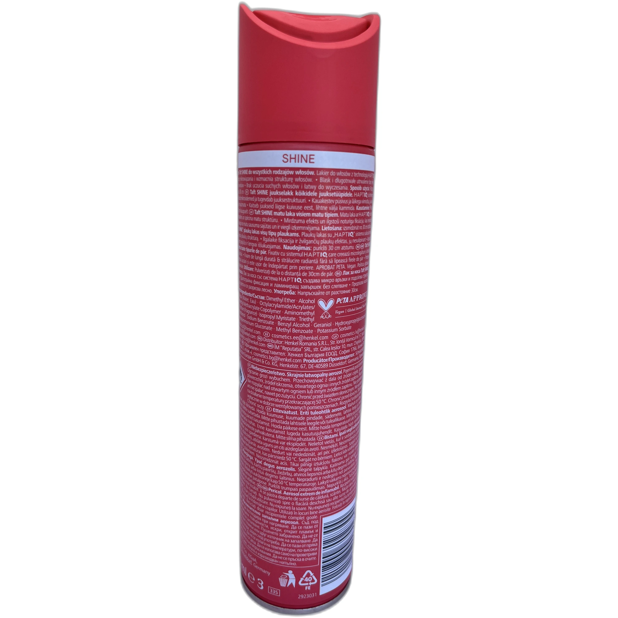 Fixativ Schwarzkopf Taft Shine 4 – 250 ml