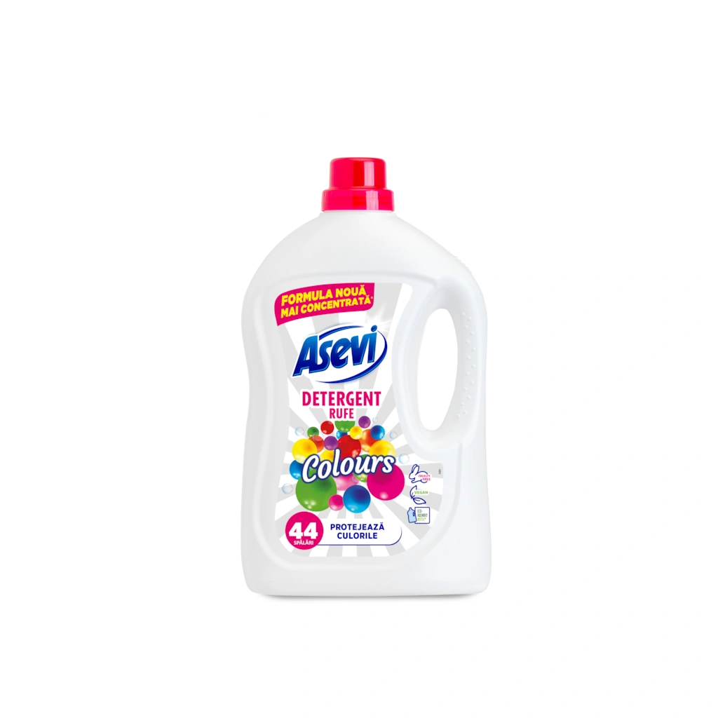 Detergent Rufe Asevi Colours 44D, 2.4L