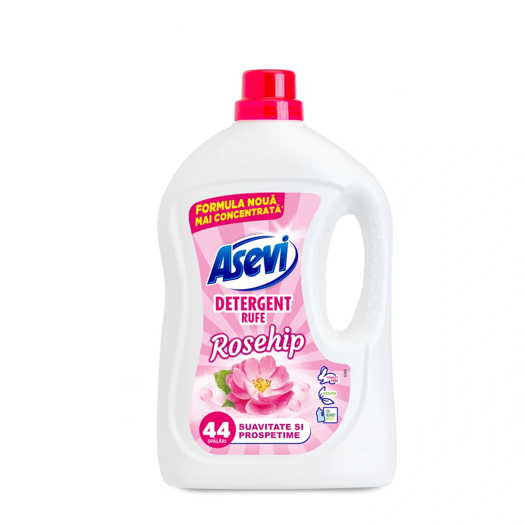 Detergent Rufe Asevi Rosehip 44D, 2.4L