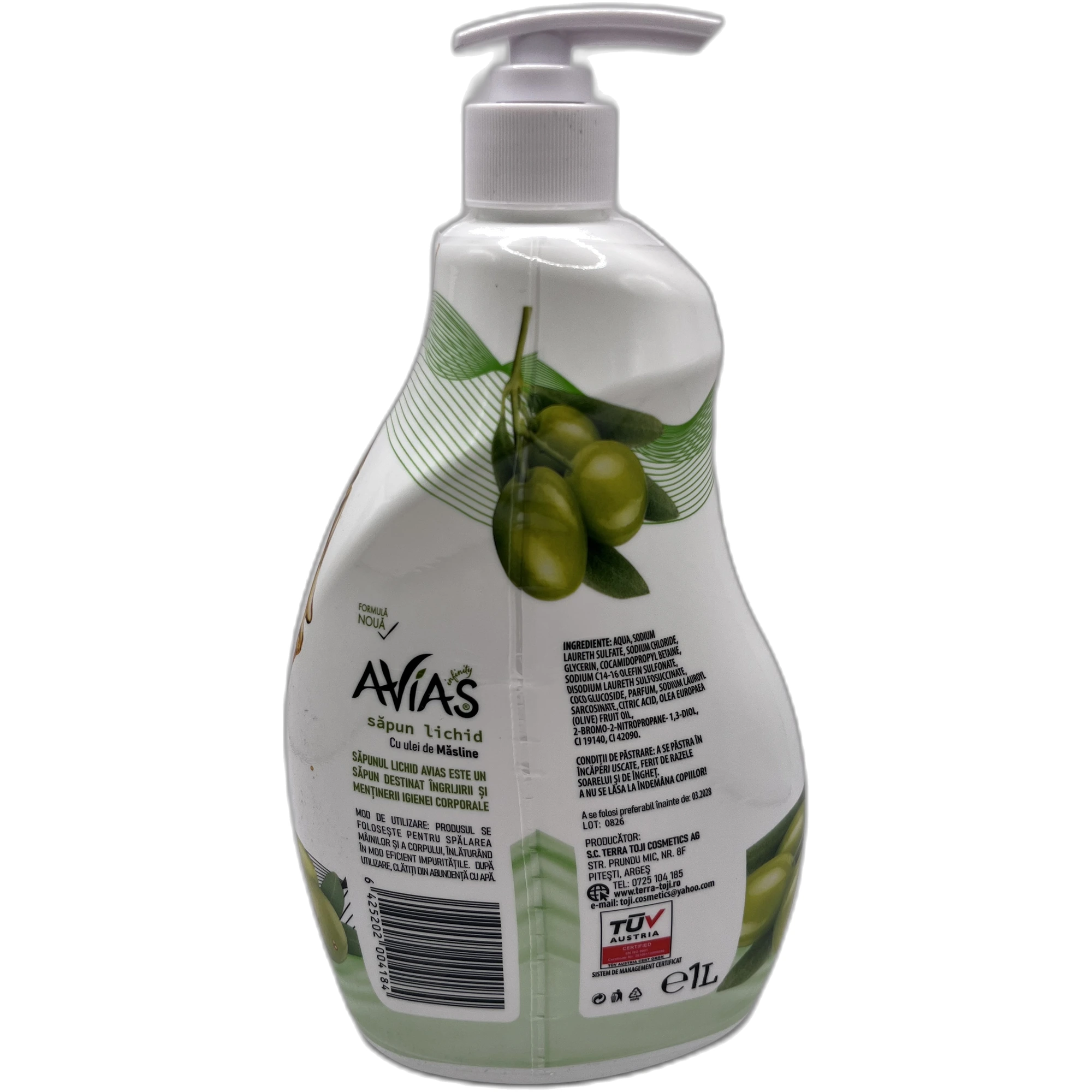 Săpun Lichid Avias Infinity Ulei de Măsline 1L