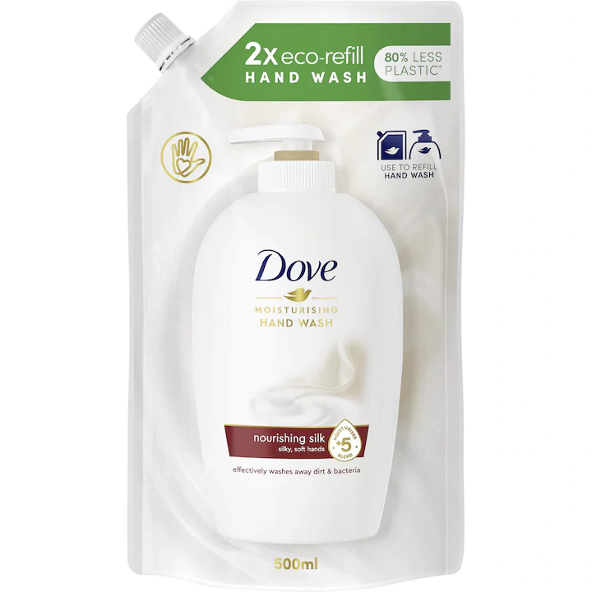 Rezervă Săpun Lichid Dove Nourishing Silk Hand Wash 500 ml
